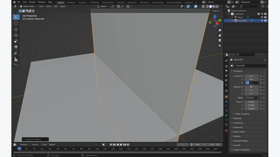 Representative Blender benchmark interface